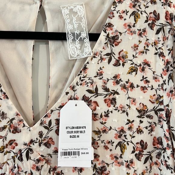 Happy Trails Romper Dress - M - Ivory - Sadie & Sage - Picture 5 of 6